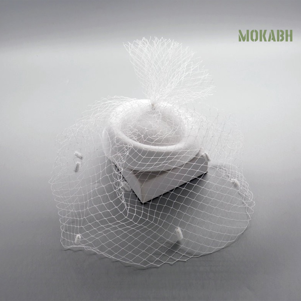 Khăn Lưới Che Mặt Trang Trí Tóc Cô Dâu / Tiệc Tối Phong Cách Retro