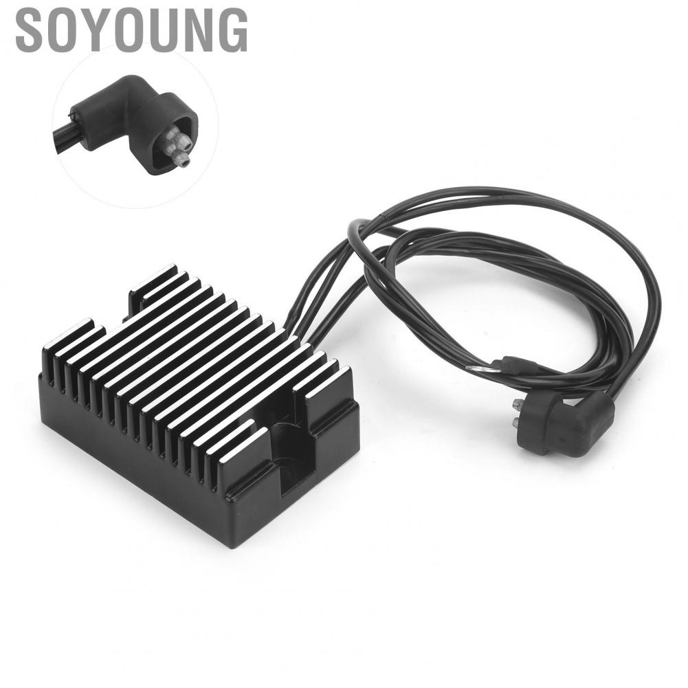 Soyoung Voltage Regulator Aluminium Alloy Rectifier 74519‑88 H1988 Fit for Big Twin models 1989-1999