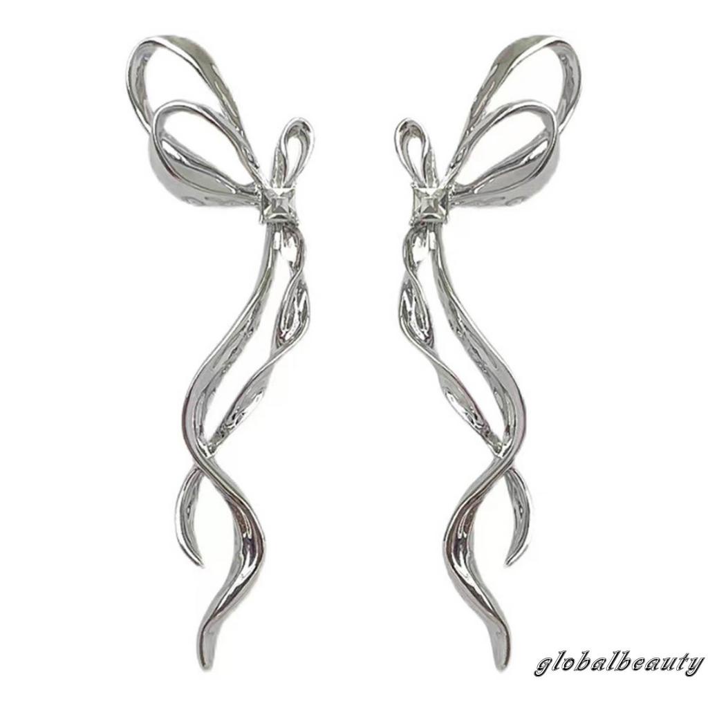 Bông Tai Hình Nơ Bằng Hợp Kim Tinh Tế Dành Cho Nữ