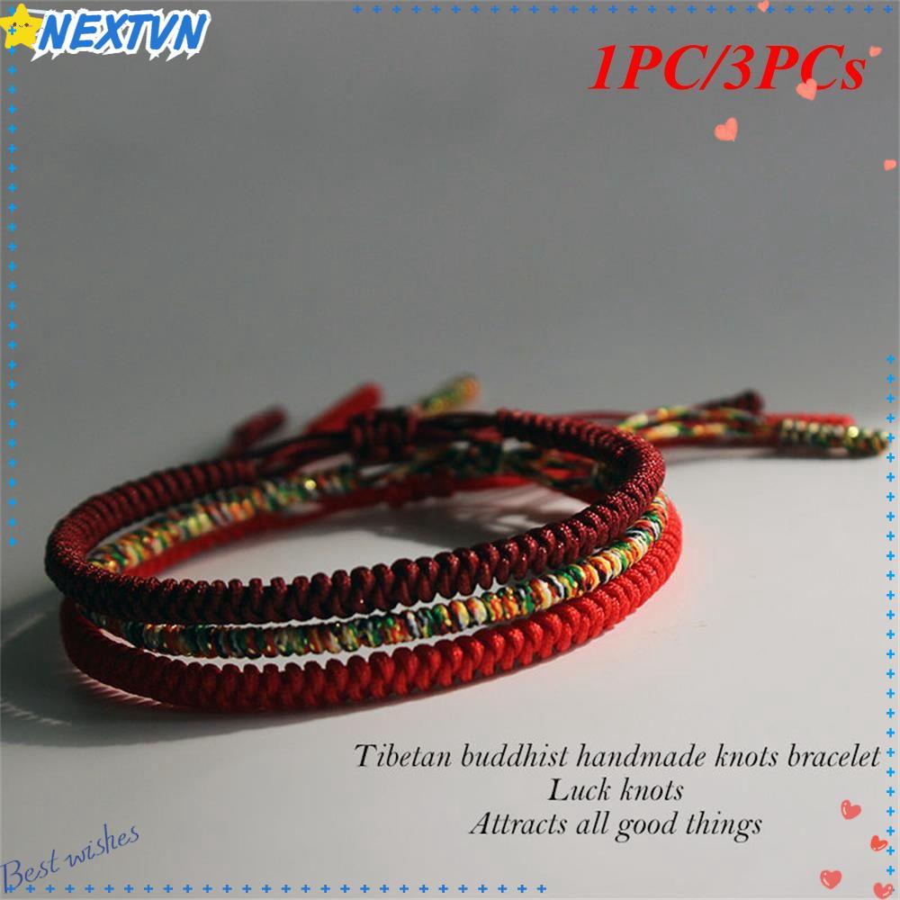 Set 1 / 3 Vòng Tay Bện Dây Handmade Thời Trang Cho Nữ