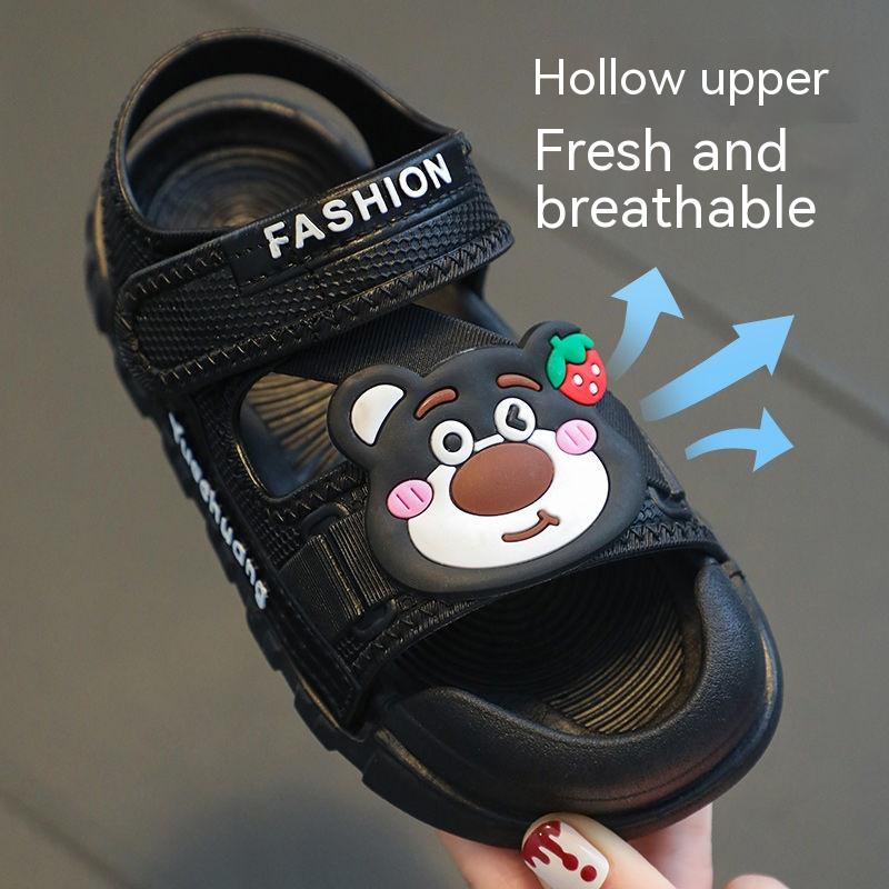 Dép Sandal Đế Dày Thoáng Khí Chống Trượt Thời Trang Mùa Hè Dành Cho Bé Gái