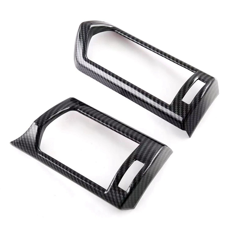 Khung Viền Trang Trí Lỗ Thông Gió Trước Bằng ABS Sợi Carbon Cho Toyota Land Cruiser J300 LC300 2022 2023