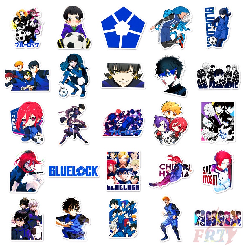 ❉ Set 03 Miếng Dán Màu Xanh Dương Trang Trí Ổ Khóa Series 03 ❉ Bộ 50 Sticker Chống Thấm Nước Họa Tiết Doodle Hợp Thời Trang