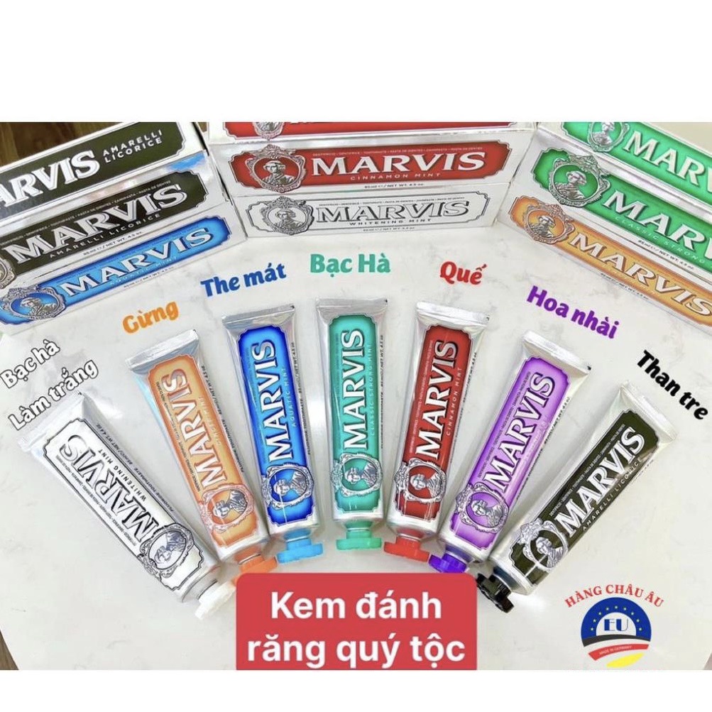 Kem Đánh Răng Marvis cao cấp - Marvis FULL các mùi hương 85ml