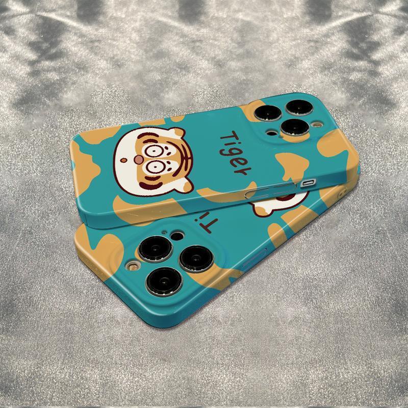 Ốp Điện Thoại Mềm Chống Sốc In Hình Hổ Cho Iphone 14pro Plus 7813 12 6Inmax 11 IBNM