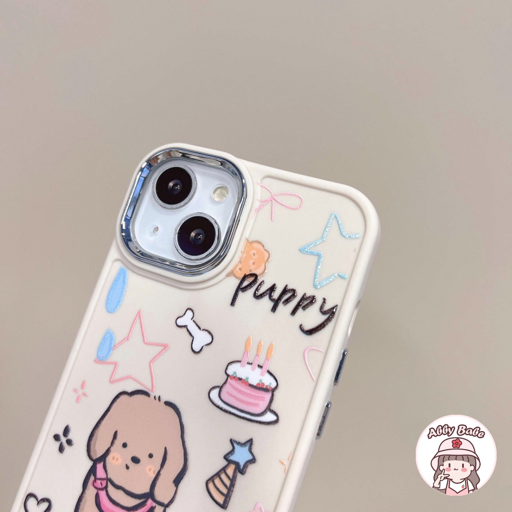 Ốp Điện Thoại TPU Mềm Bóng In Hình Cún Hoạt Hình Chống Bẩn Cho IPhone 14 Pro Max 11 12 Pro Max X XS 7Plus