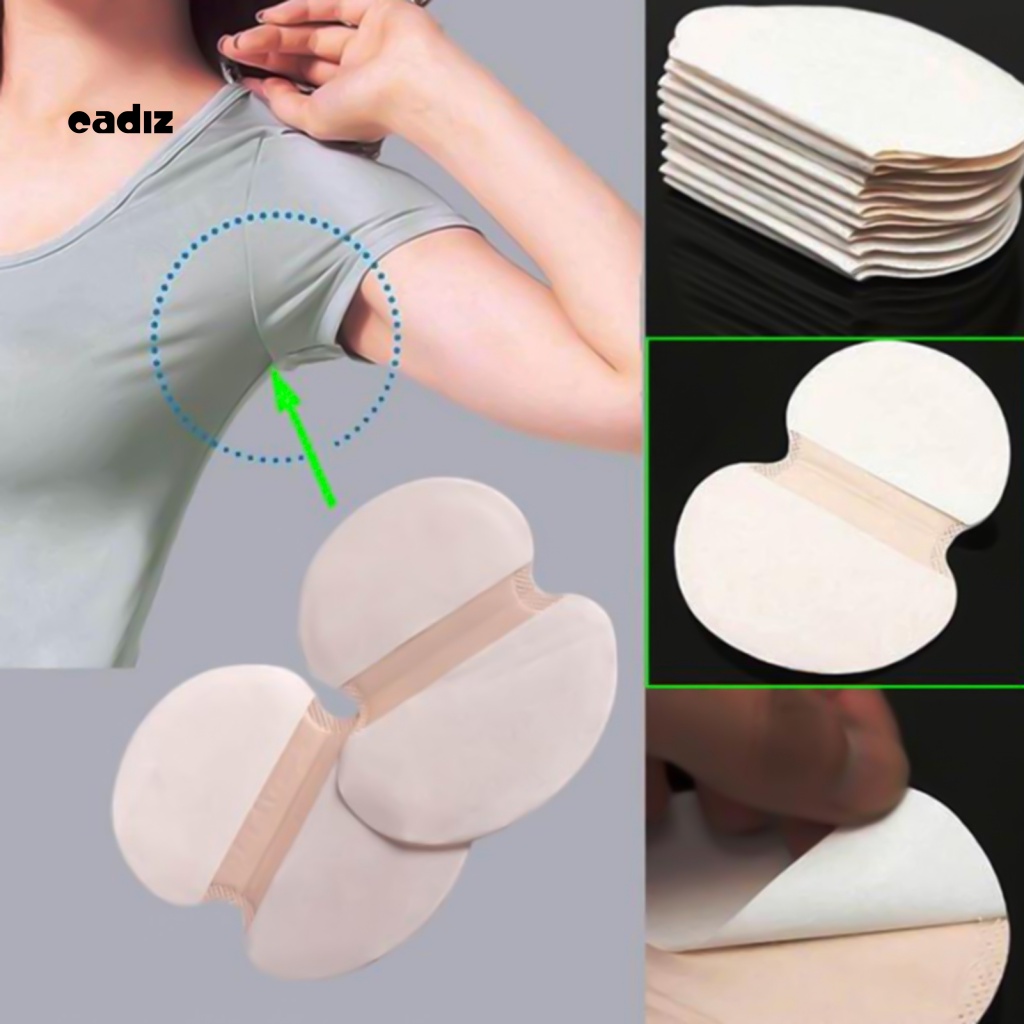 Bộ 20 Miếng Đệm Dán Dưới Cánh Tay Chống Mồ Hôi Bằng Vải Không Dệt Vô Hình Dùng Một Lần