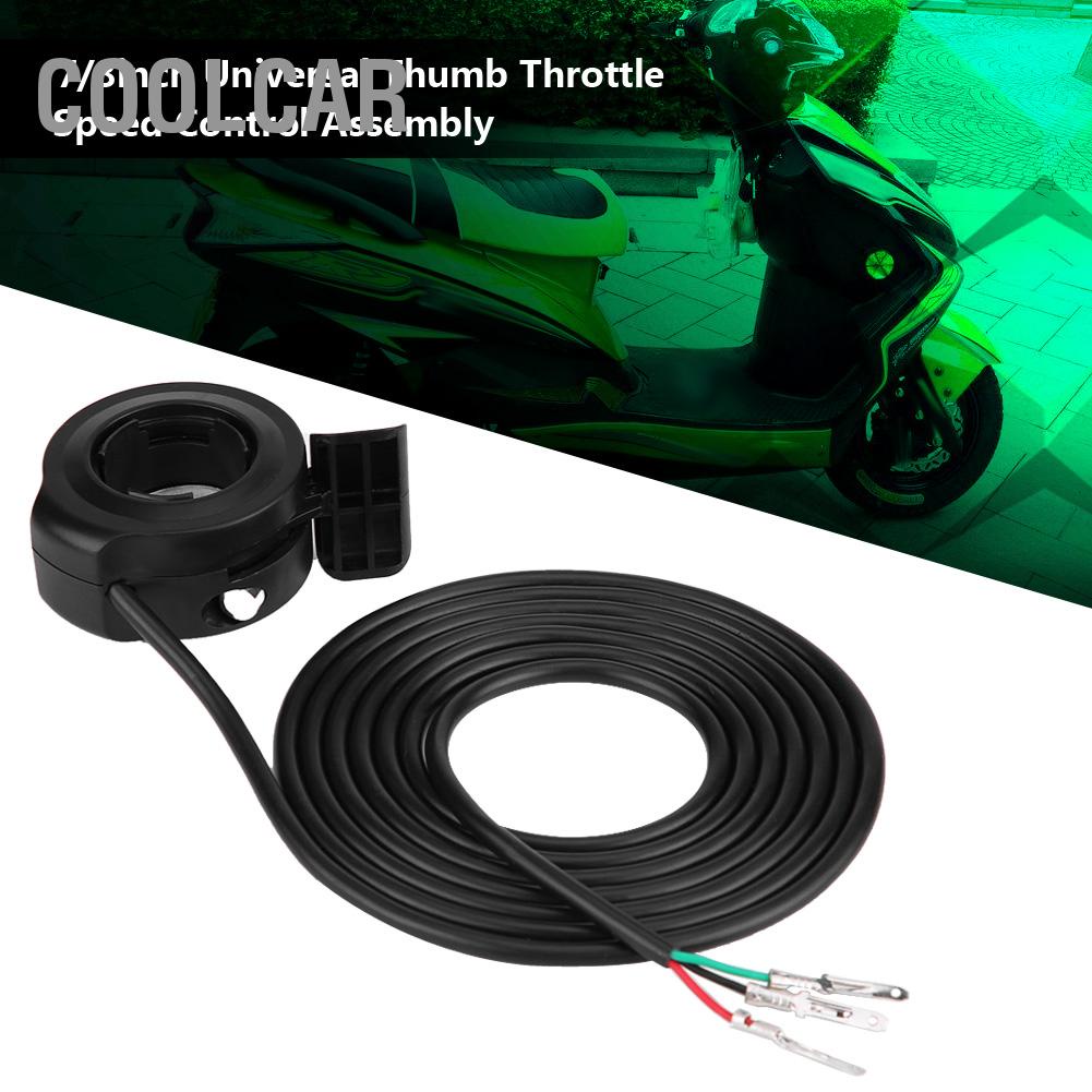 CoolCar Bộ điều khiển tốc độ bướm ga đa năng 22mm 7/8 inch dành cho xe đạp điện Xe tay