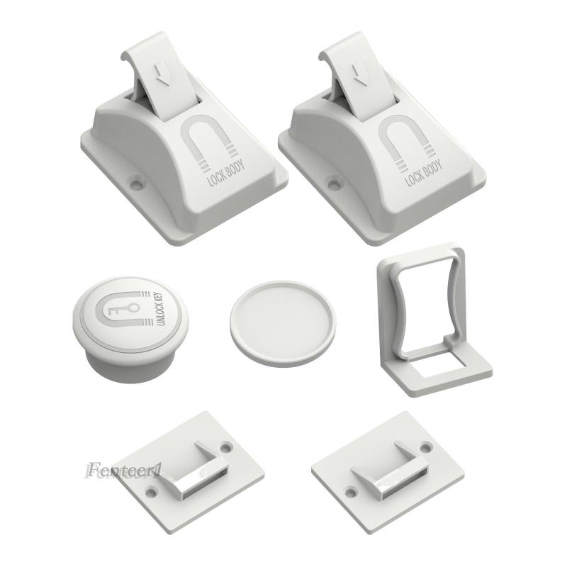 [Fenteer1] Khóa Ngăn Kéo Tủ An Toàn Dễ Lắp Đặt Cho Trẻ Em
