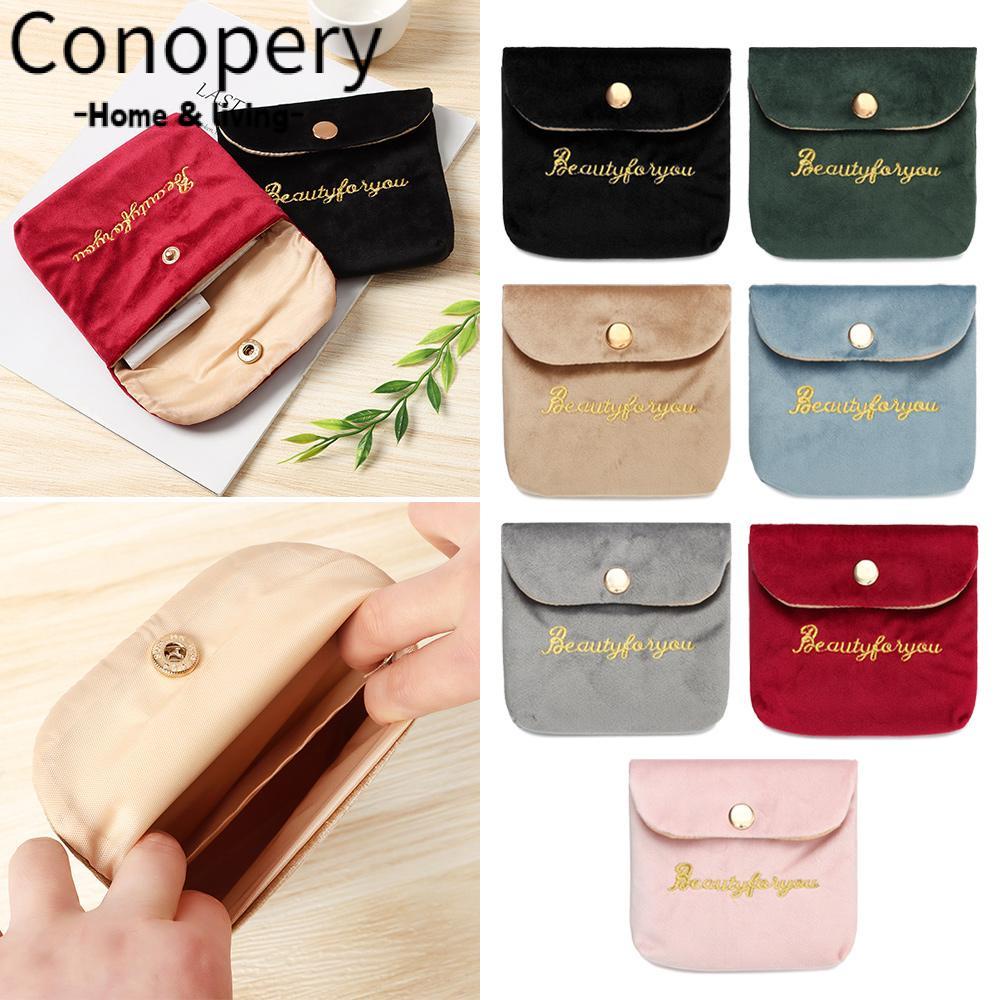 CONOPERY Ví Nhung Đựng Tiền Xu Và Thẻ Tiện Dụng