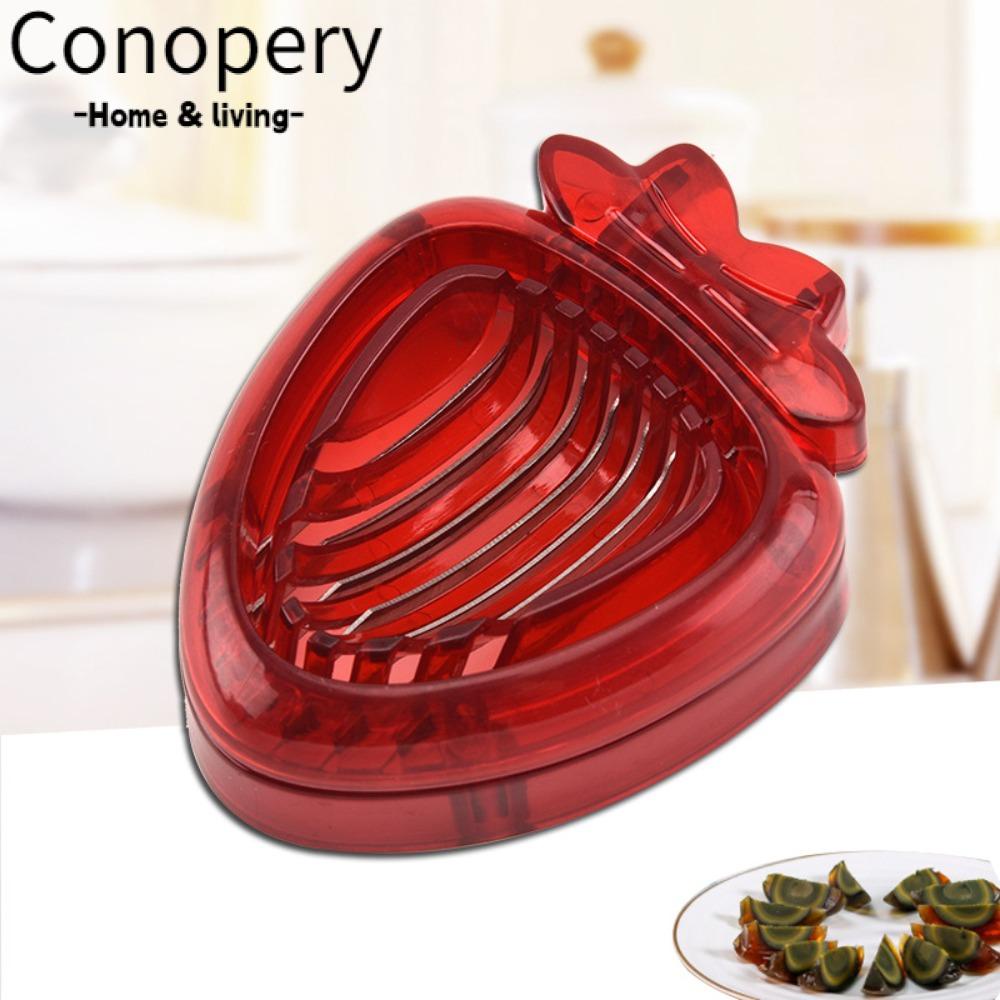 CONOPERY Dụng Cụ Cắt Lát Dâu Tây / Salad Tiện Dụng Cho Nhà
