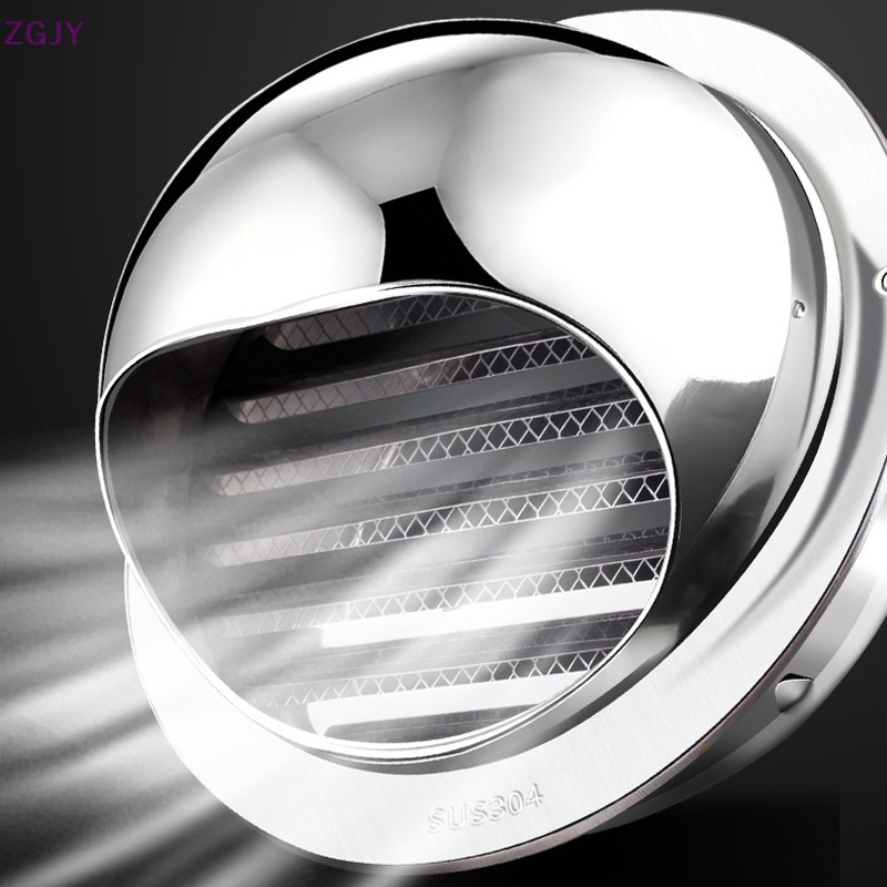 Nắp Đậy Lỗ Thông Gió Bằng Thép Không Gỉ Hình Tròn Cho Hệ Thống HVAC Mới