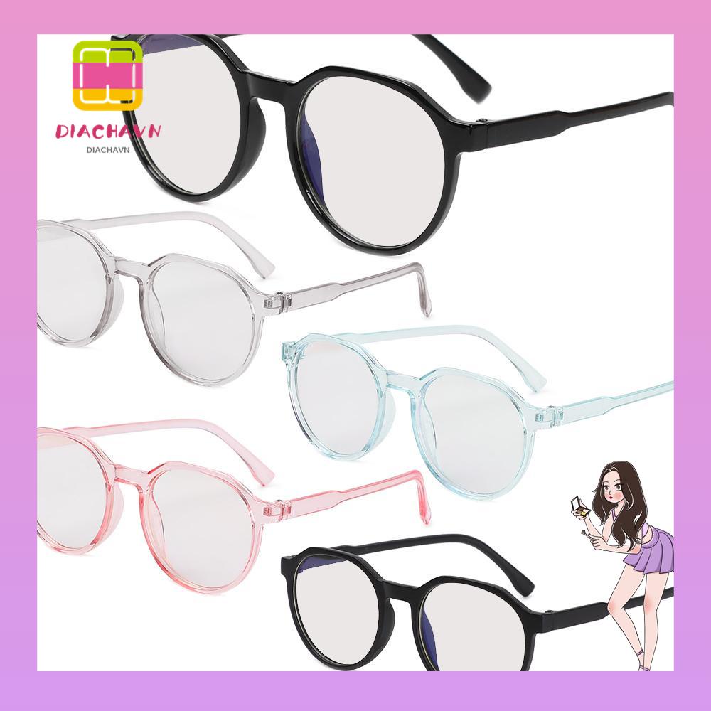 DIACHAVN Kính Mát Gọng PC Tròng Nhựa Chống Tia Sáng Xanh Siêu Nhẹ Giảm Mệt Mỏi
