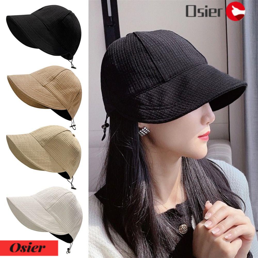 OSIER1 Nón Tai Bèo Rộng Vành Chống Tia UV Có Thể Gập Gọn Thời Trang Xuân Hè 1