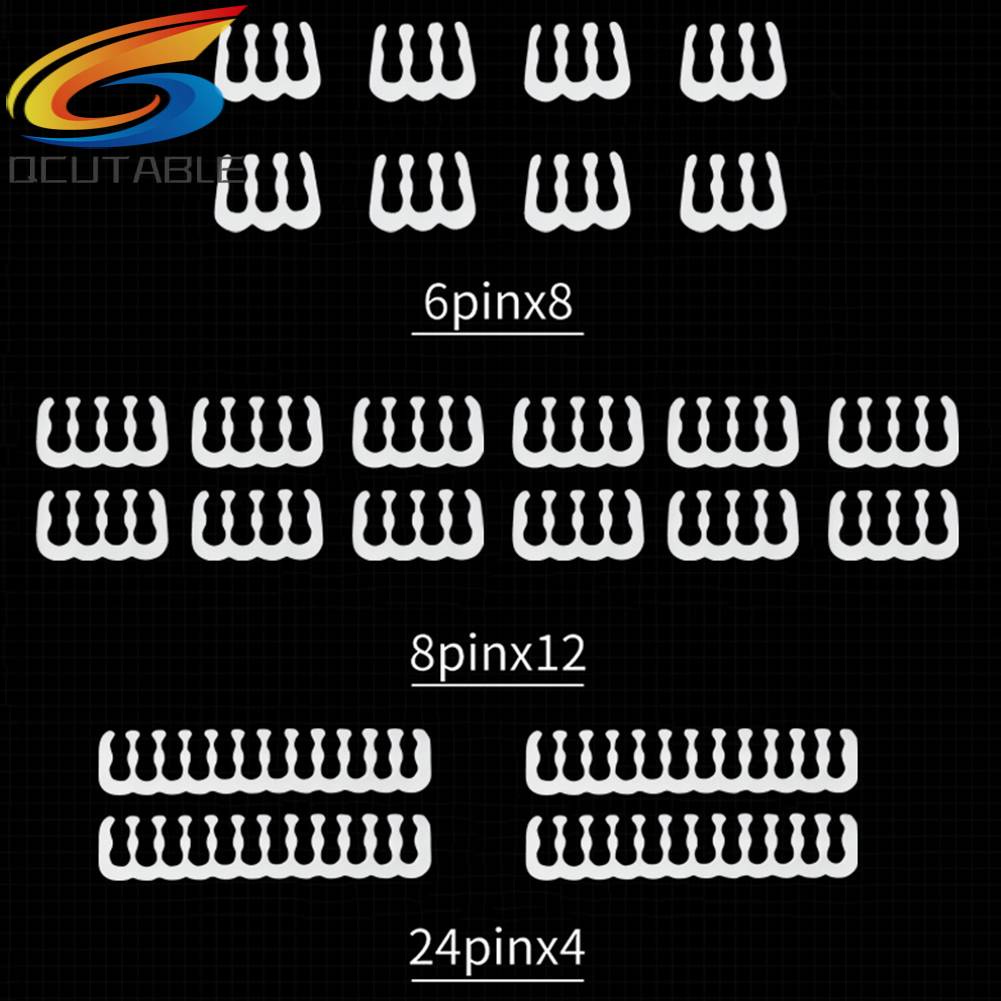 Set 24 Lược Chải Dây Cáp 6 / 8 / 24 Pin Cho Máy Tính 3.0-3.6mm