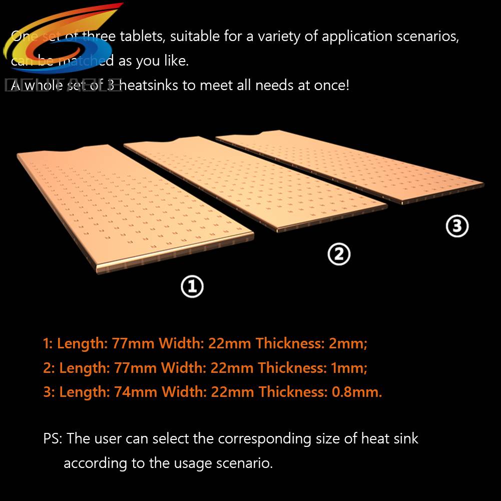 Tấm Tản Nhiệt Bằng Đồng Cho Laptop i-Copper SSD