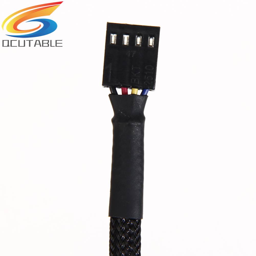 Set 5 Cáp Nối Dài Quạt Tản Nhiệt 4 Pin PWM 12in Cho Máy Tính