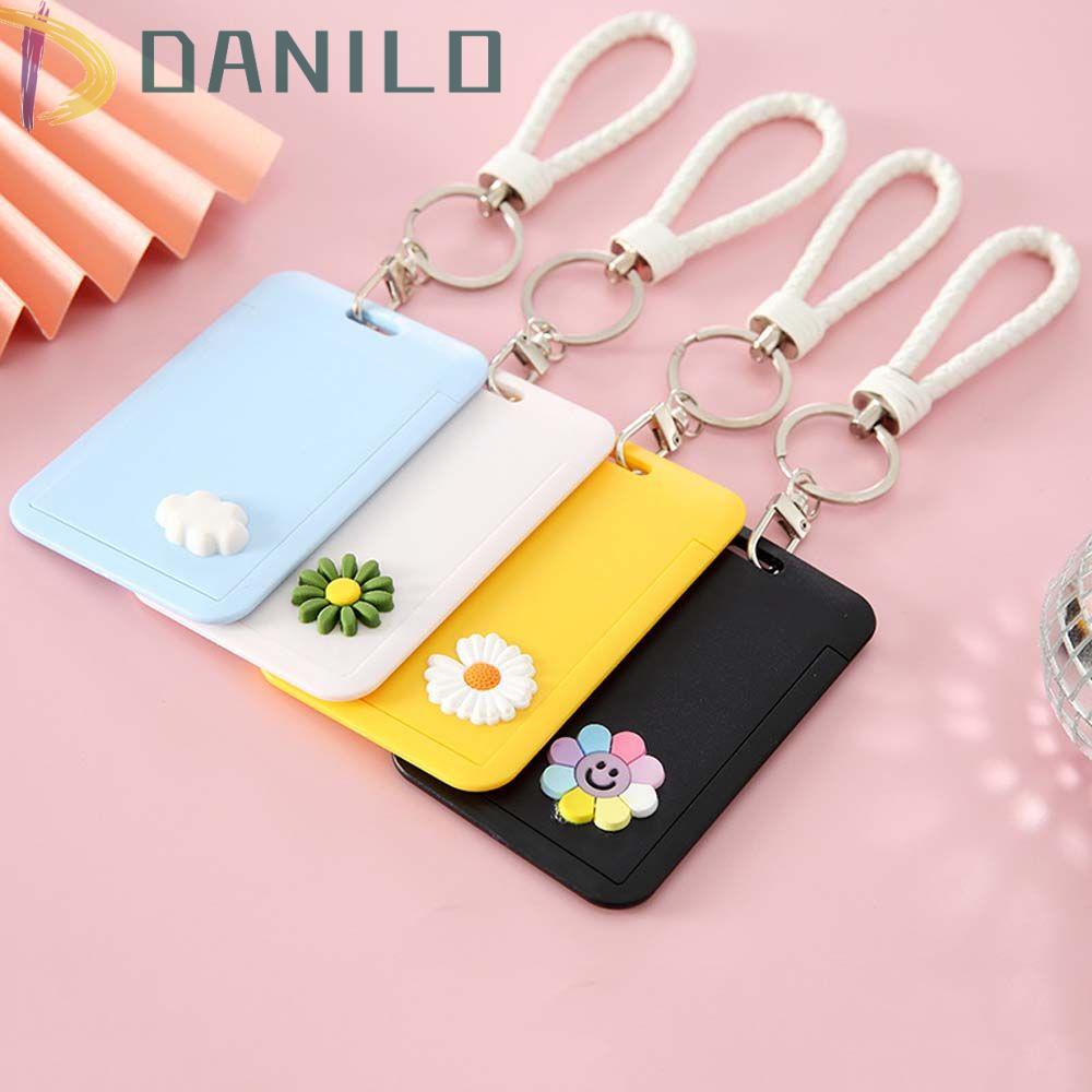 DANILO Ví Đựng Thẻ ID / Xe Buýt Có Móc Khóa Thời Trang Dành Cho Bé Gái