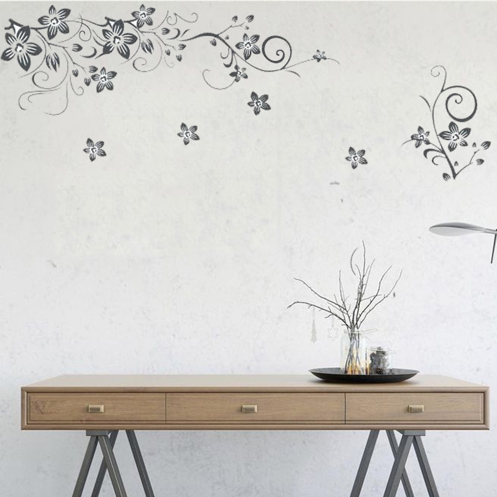 Miếng Dán Tường Chống Thấm Nước Họa Tiết Hoa Trang Trí Nhà Cửa