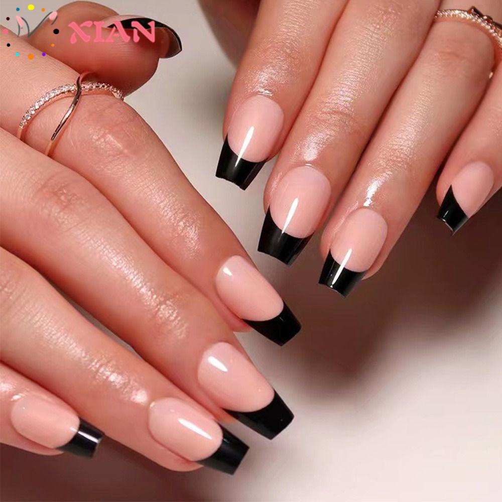 XIANTIN Set 24 Móng Tay Giả Có Thể Tháo Rời DIY