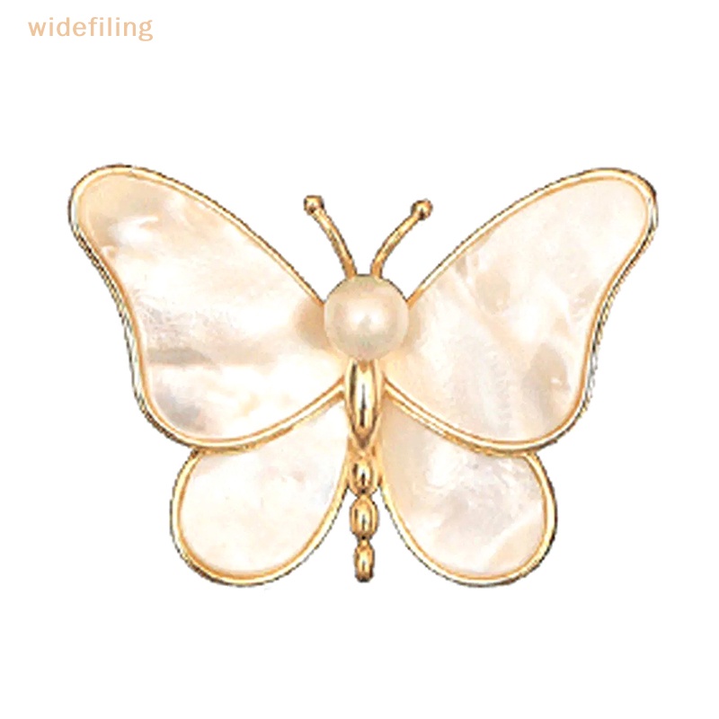 Ghim Cài Áo Hình Bướm Đính Ngọc Trai Màu Sắc Thời Trang Dành Cho Nữ