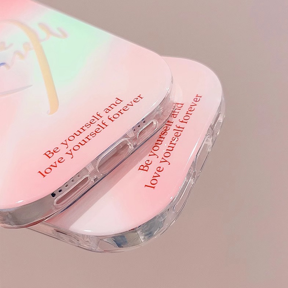 Ốp Điện Thoại TPU Mềm Màu Laser Bảo Vệ Ống Kính Họa Tiết Trái Tim Cho IPhone 11 12 13 14 Pro Max