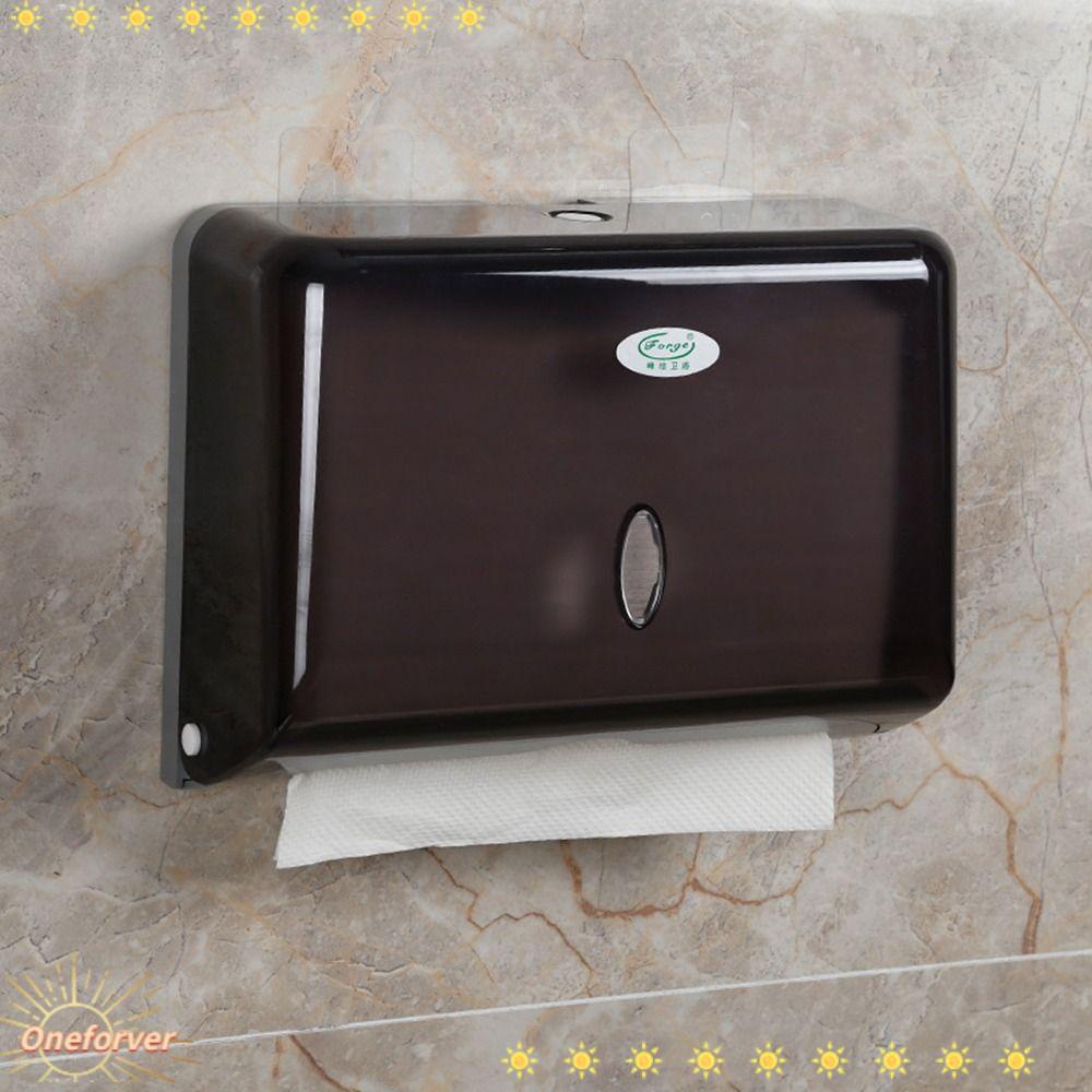 FOREVER Giá Đỡ Cuộn Khăn Giấy Vệ Sinh Màu Đen Có Khóa Không Chạm / Gấp Ba Nếp / Chữ C Tiện Dụng