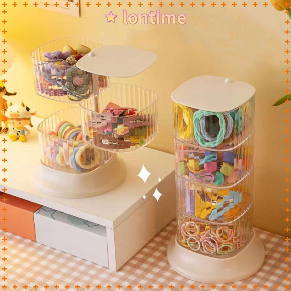 LONTIME Hộp Đựng Trang Sức Nhiều Tầng Bằng Nhựa Giá Đỡ