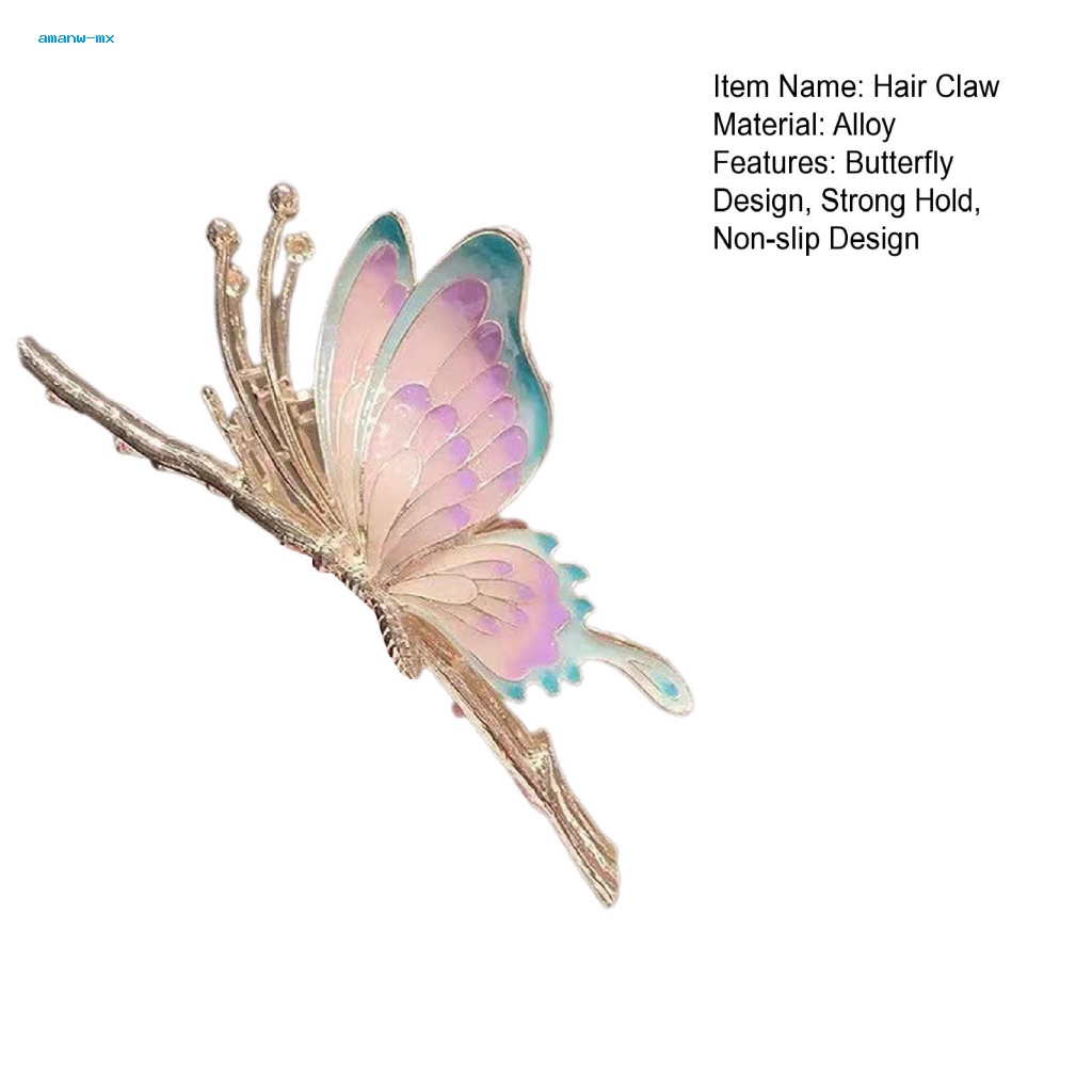 Kẹp Tóc Kim Loại Dày Dài Thời Trang Cho Nữ