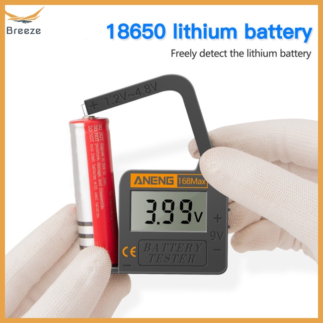 ANENG Máy Kiểm Tra Dung Lượng Pin Lithium 168Max Màn Hình Hiển Thị Kiểm Tra Tải Thông Dụng AAA AA