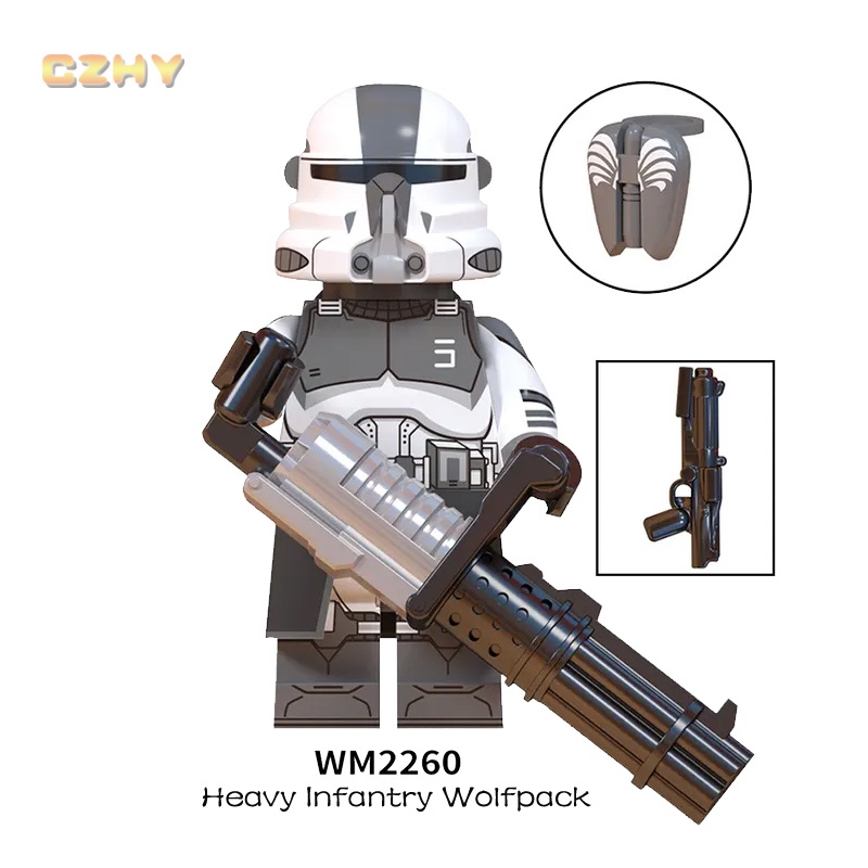 Mô Hình Lắp Ráp Nhân Vật Thuyền Trưởng Bộ Phim Star Wars Mini WM6128