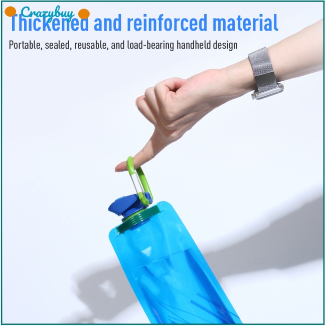 Cr Set 8 Bình Đựng Nước 700ml Có Nắp Vặn Chống Rò Rỉ Có Thể Tái Sử Dụng Dùng Khi Đi Cắm Trại