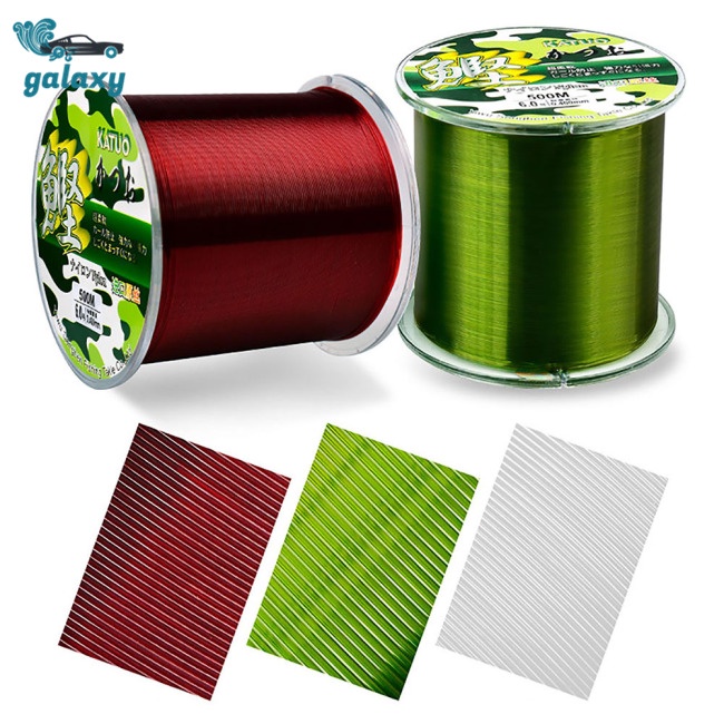 Cuộn Dây Câu Cá Nylon Dài 3.53-43lb Tự Làm Thủ Công Siêu Bền 500m 3.53-43lb