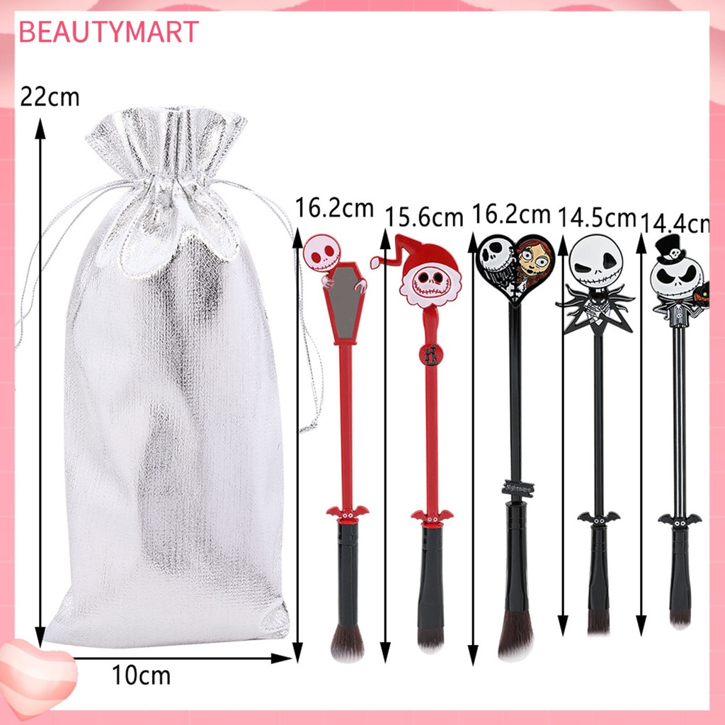 Set 5 Cọ Trang Điểm Phấn Mắt Lông Mềm Trọng Lượng Nhẹ Cho Nữ