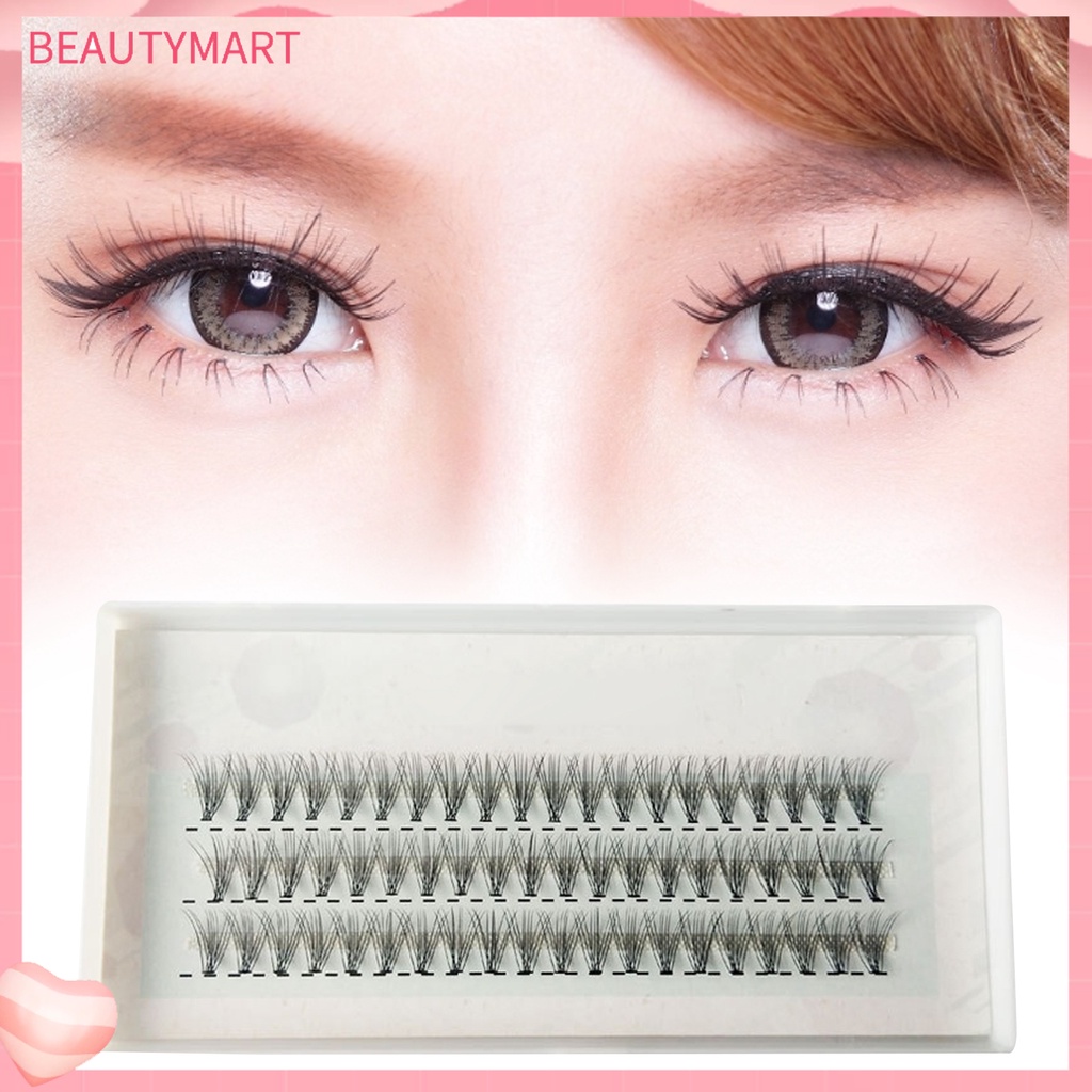 Set 60 Lông Mi Giả 10 Rễ Dày 0.1mm Tự Nhiên Nối Dài Mi Trang Điểm Làm Đẹp