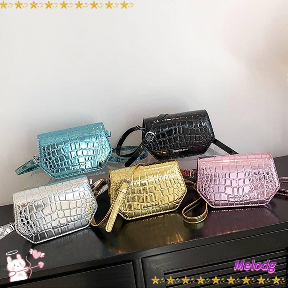 MELODG Túi Xách Da PU Bóng Sang Trọng