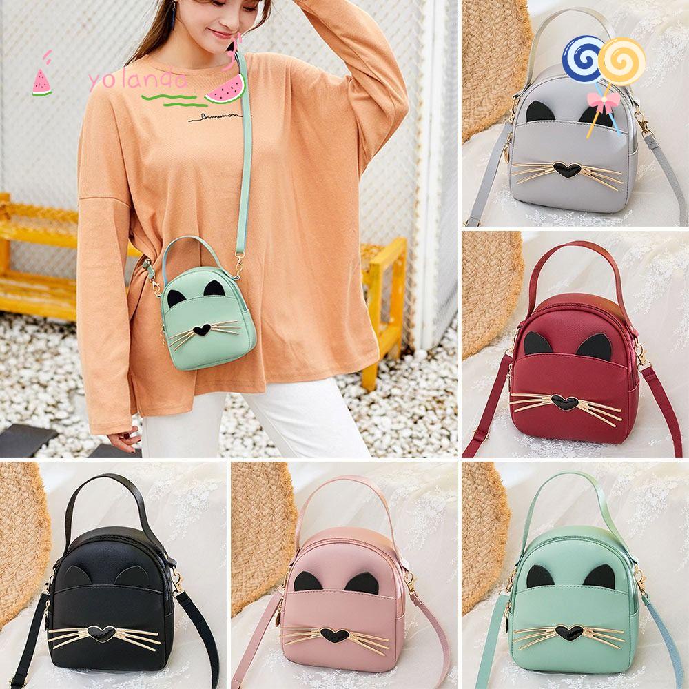 YOLA Ba Lô Da PU Thiết Kế Nhỏ Nhắn Thời Trang Cao Cấp