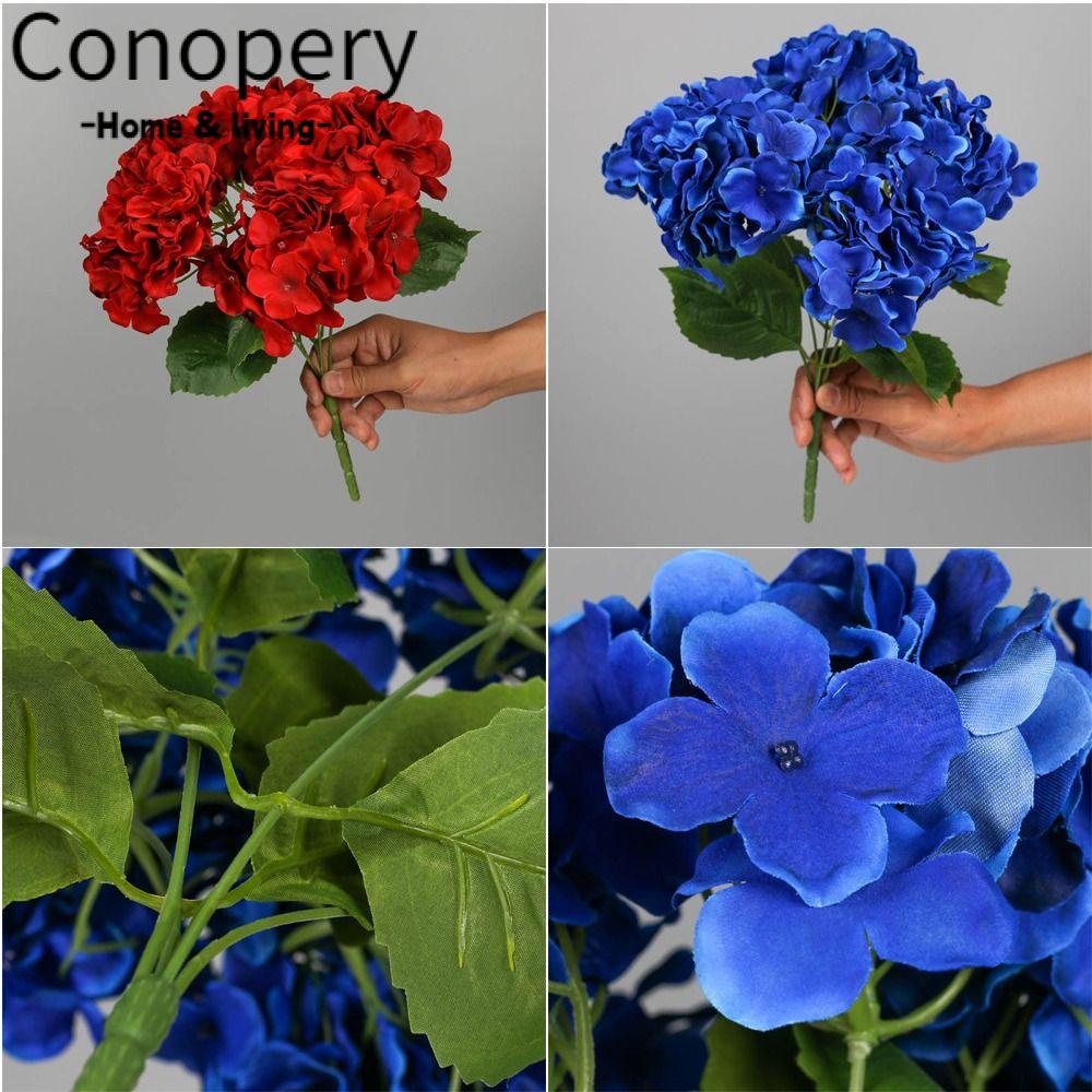 CONOPERYHoa Cẩm Tú Cầu Giả Bằng Lụa Treo Tường Trang Trí Nội Thất