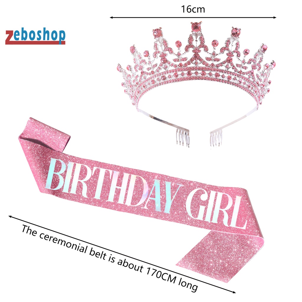 1 Set Băng Đô Cài Tóc Hình Vương Miện Bằng Nhựa Màu Sắc Sống Động Dùng Làm Quà Tặng Sinh Nhật