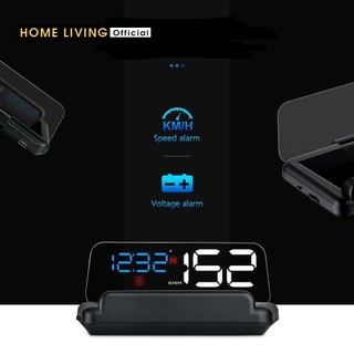 Thiết bị hiển thị kính lái hud t900 gps tẩu sạc nguồn 12v cảnh báo tốc độ trên kính lái cho xe ô tô - chính h