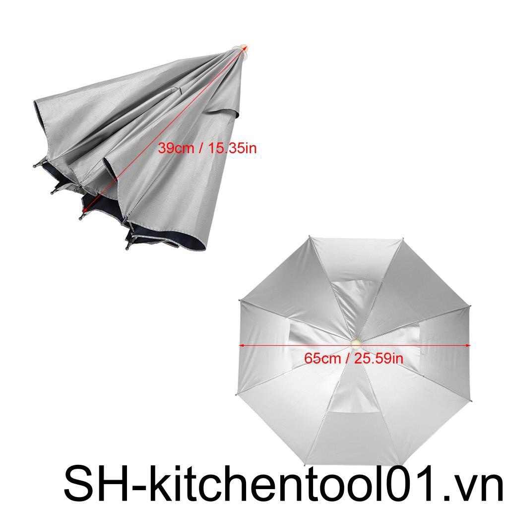 Mũ Dù Chống Tia UV Chống Thấm Nước Trọng Lượng Nhẹ Tiện Dụng Khi Đi Câu Cá Sự Bảo Vệ