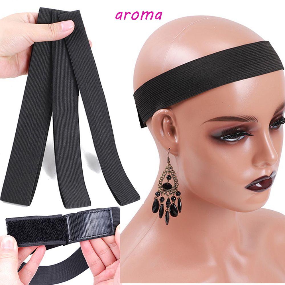 AROMA Băng Keo Màu Đen Co Giãn Dùng Tạo Kiểu Tóc Giả