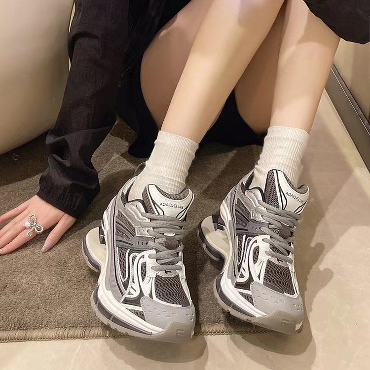 Giày Thể Thao Đế Dày Tăng Chiều Cao Thoáng Khí Phong Cách Mới 2023