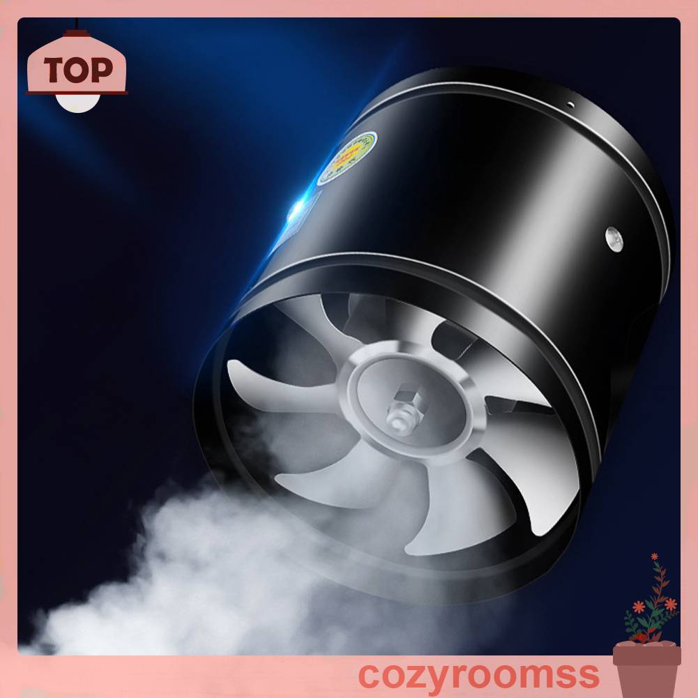 Quạt Thông Gió 2800RPM 4 6 8 Inch Bằng Kim Loại Gắn Tường Nhà Tắm / Toilet