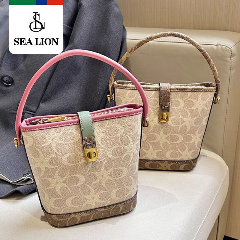 Túi Xách Đeo Vai Nhiều Ngăn Màu Tương Phản Thời Trang Mới Cho Nữ