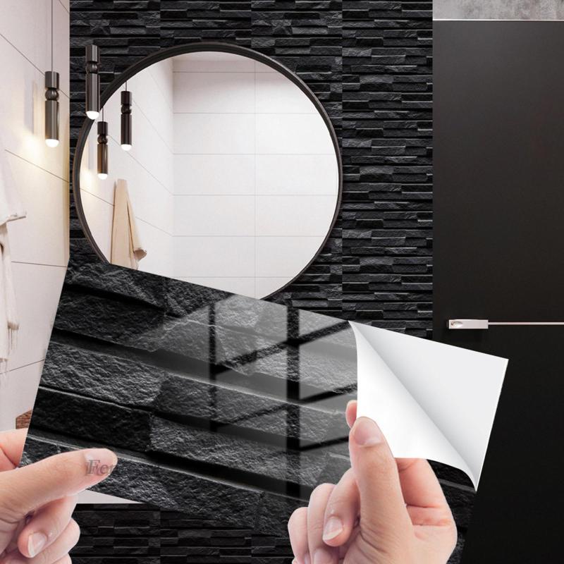 [Fenteer1] Set 4 Giấy Dán Tường Giả Gạch Cổ Điển Trang Trí Nhà Cửa Ban Công Phòng Ngủ