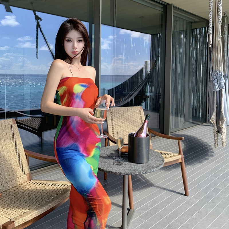 Áo Kiểu Hở Vai In Họa Tiết Phong Cách Âu Mỹ Quyến Rũ Cho Nữ