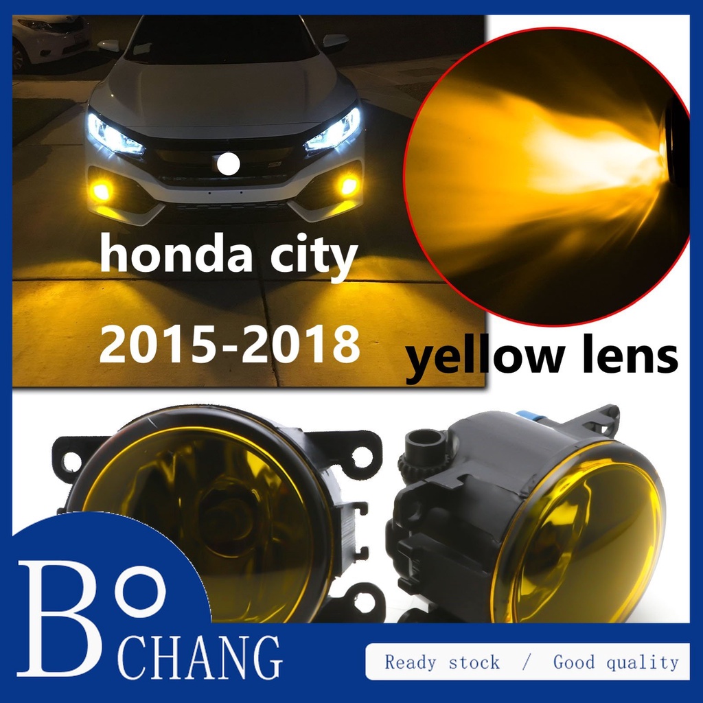 Cặp Đèn Sương Mù Ánh Sáng Vàng Cho HONDA CITY GM6 2015 2016 2017 2018 2019
