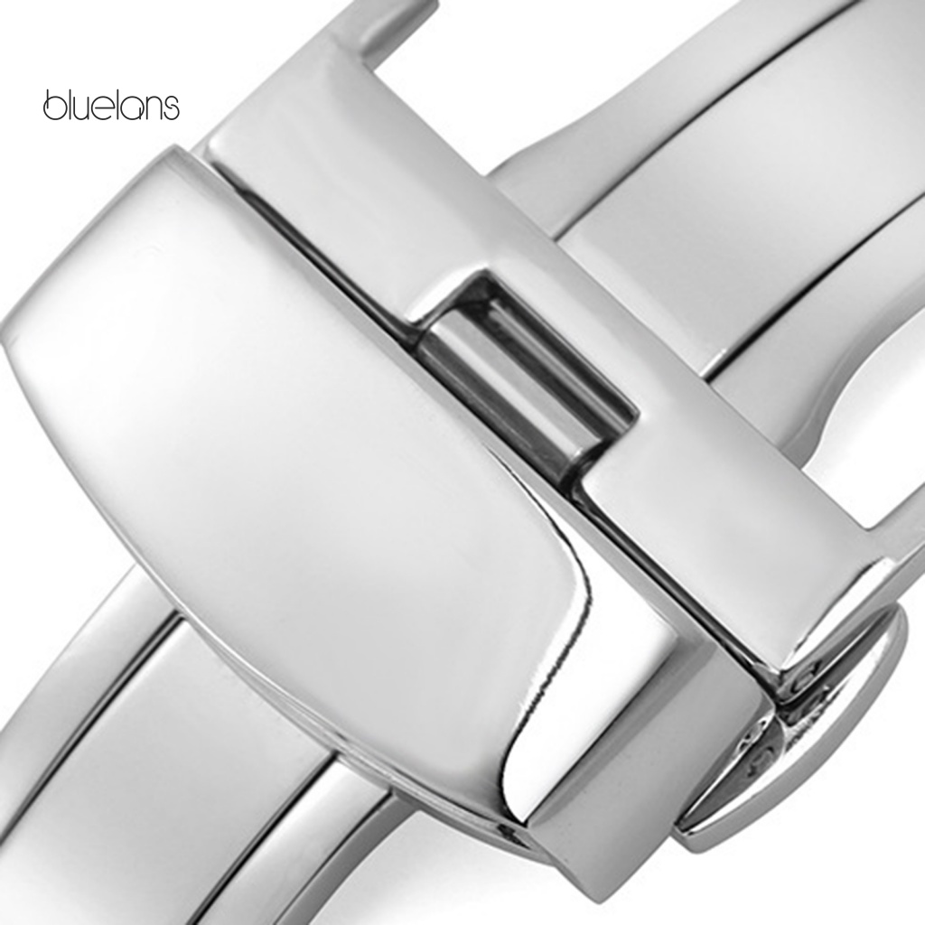 Khóa Dây Đeo Đồng Hồ Tự Động Bluelans 20mm Bằng Thép Không Gỉ Chống Ăn Mòn Chống Ăn Mòn Chống Ăn Mòn