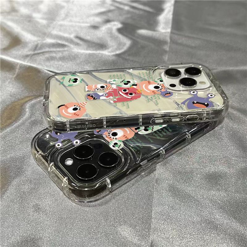 Ốp Điện Thoại Mềm Chống Sốc In Hình Gấu Hoạt Hình Cho Iphone 14pro118pl 7iPhone12 13max HR1T